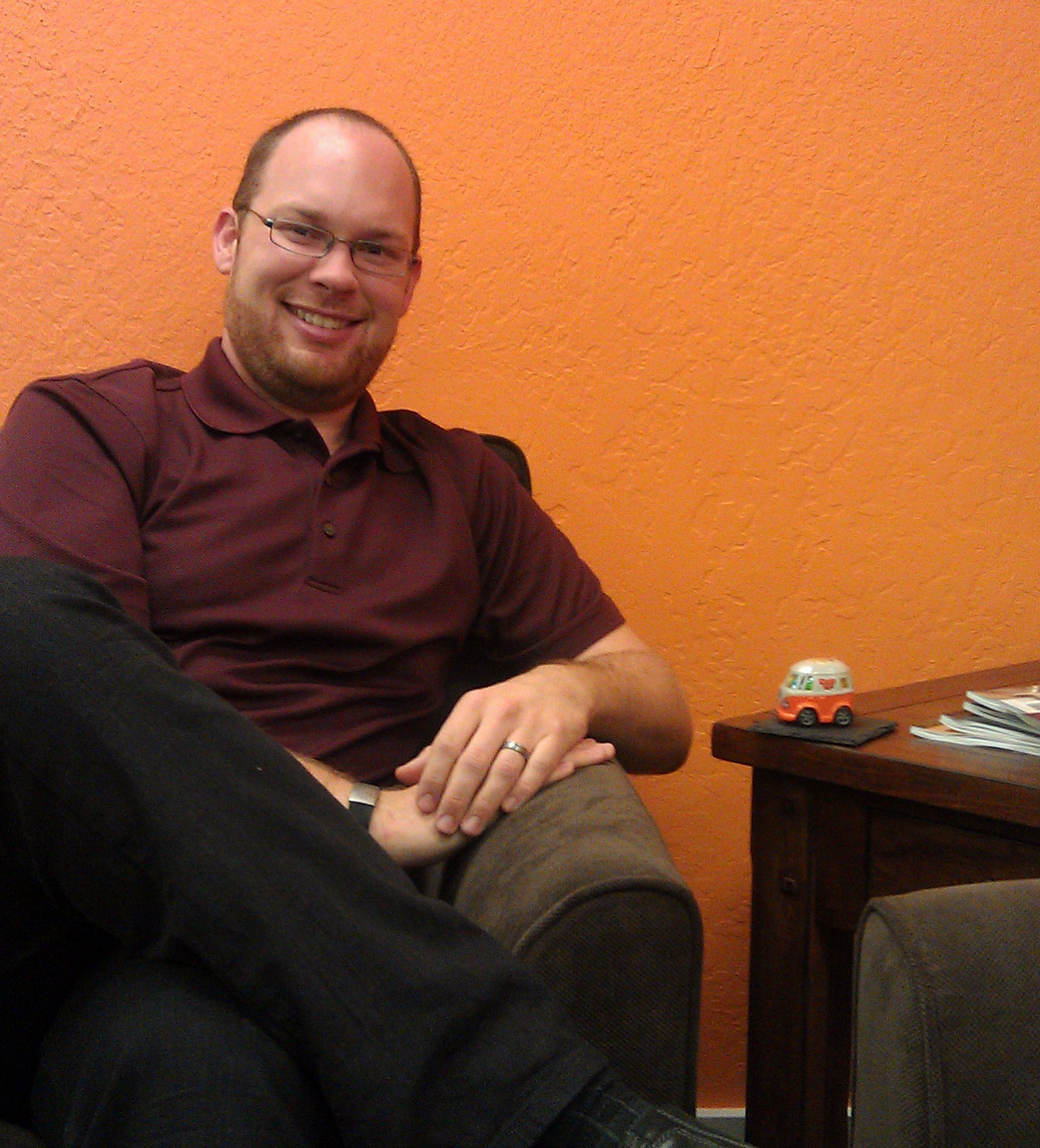 Tom Gorton at NVPOS offices